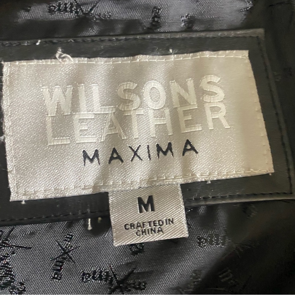 Wilson leather jacket Medium (b59) - Picture 6 of 6